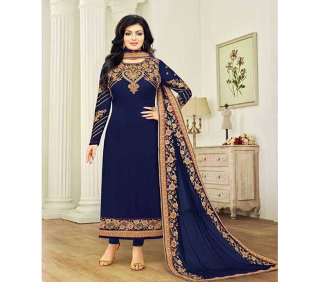 Semi Stitched Gorgeous Embroidery Georgette Salwar Kameez ZSR 8841