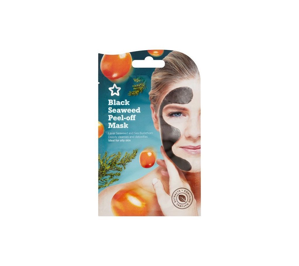 Superdrug Black Seaweed Peel Off Mask 10ml - UK