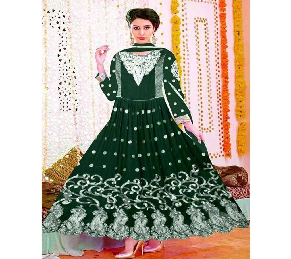 Georgette Unstitched Anarkoli - Copy