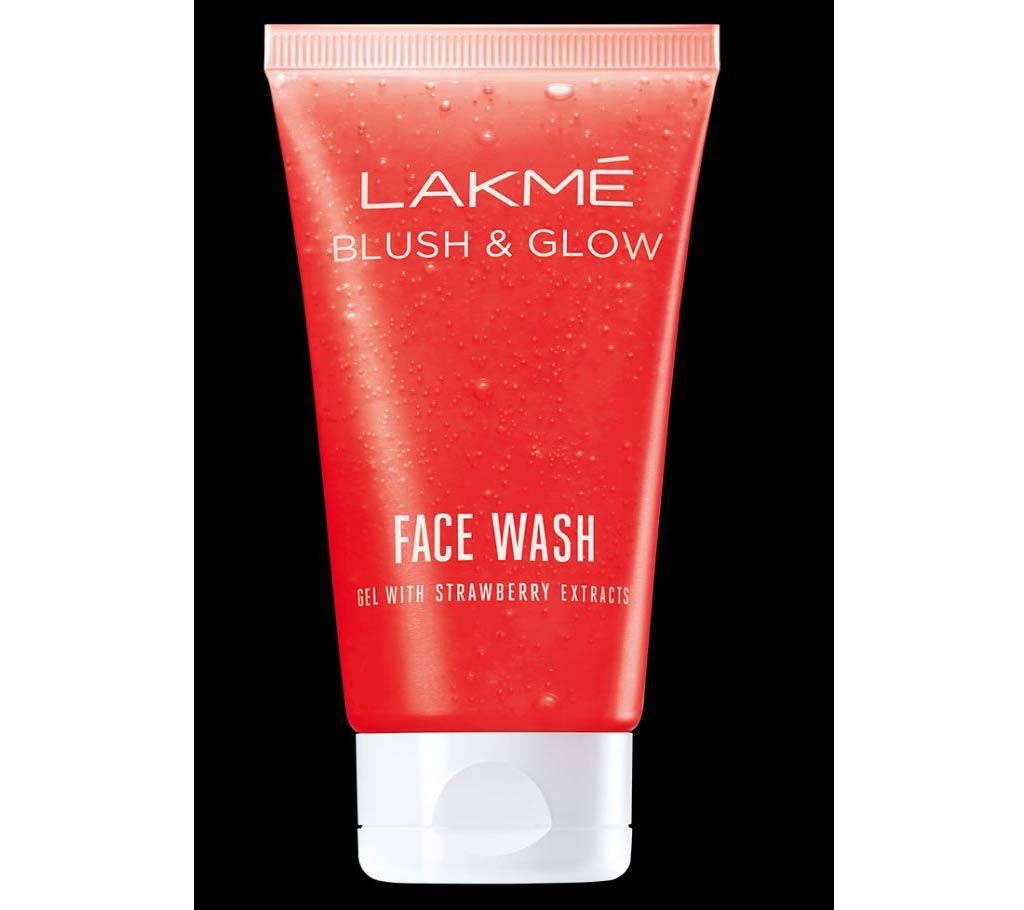 LAKME BLUSH & GLOW FACE WASH 100g-India 