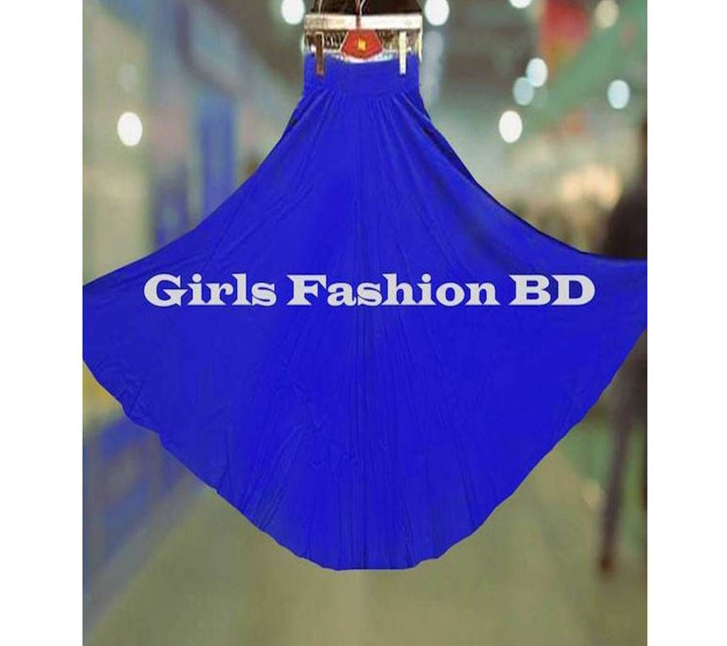 China Soft Linen Skirt Palazzo (Royal Blue)