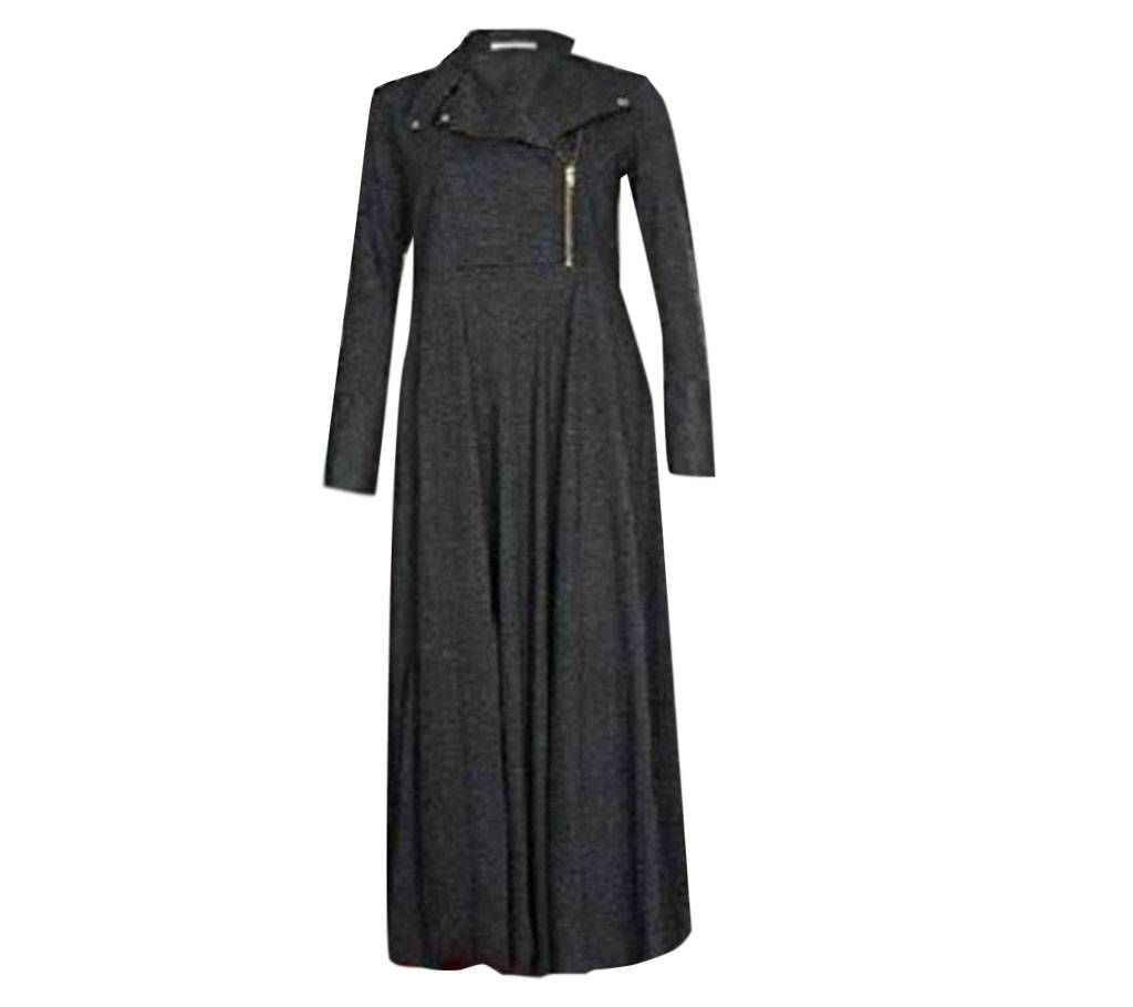 Ash Stretch Jersey Borka For Woman