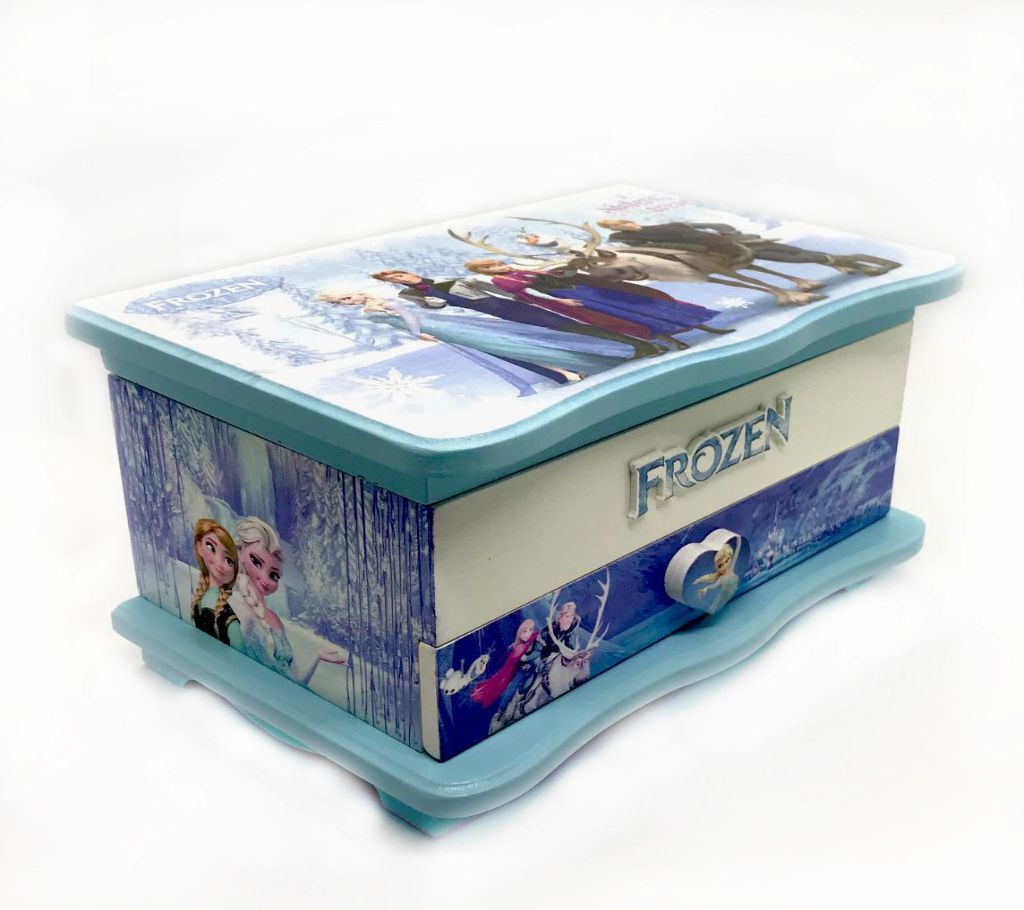 Musical Jewelry Box and Cosmetic Organizer, 
