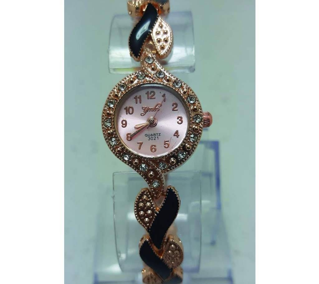 New Womens Rhinestone Round Dial Alloy Strap Numbers Quartz Analog Smart Wrist Watch