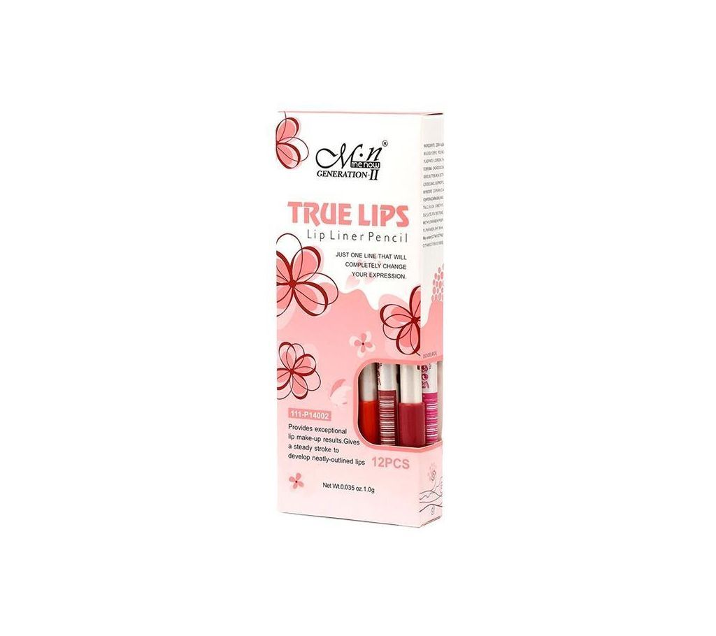 MN Lipliner set 12 in 1