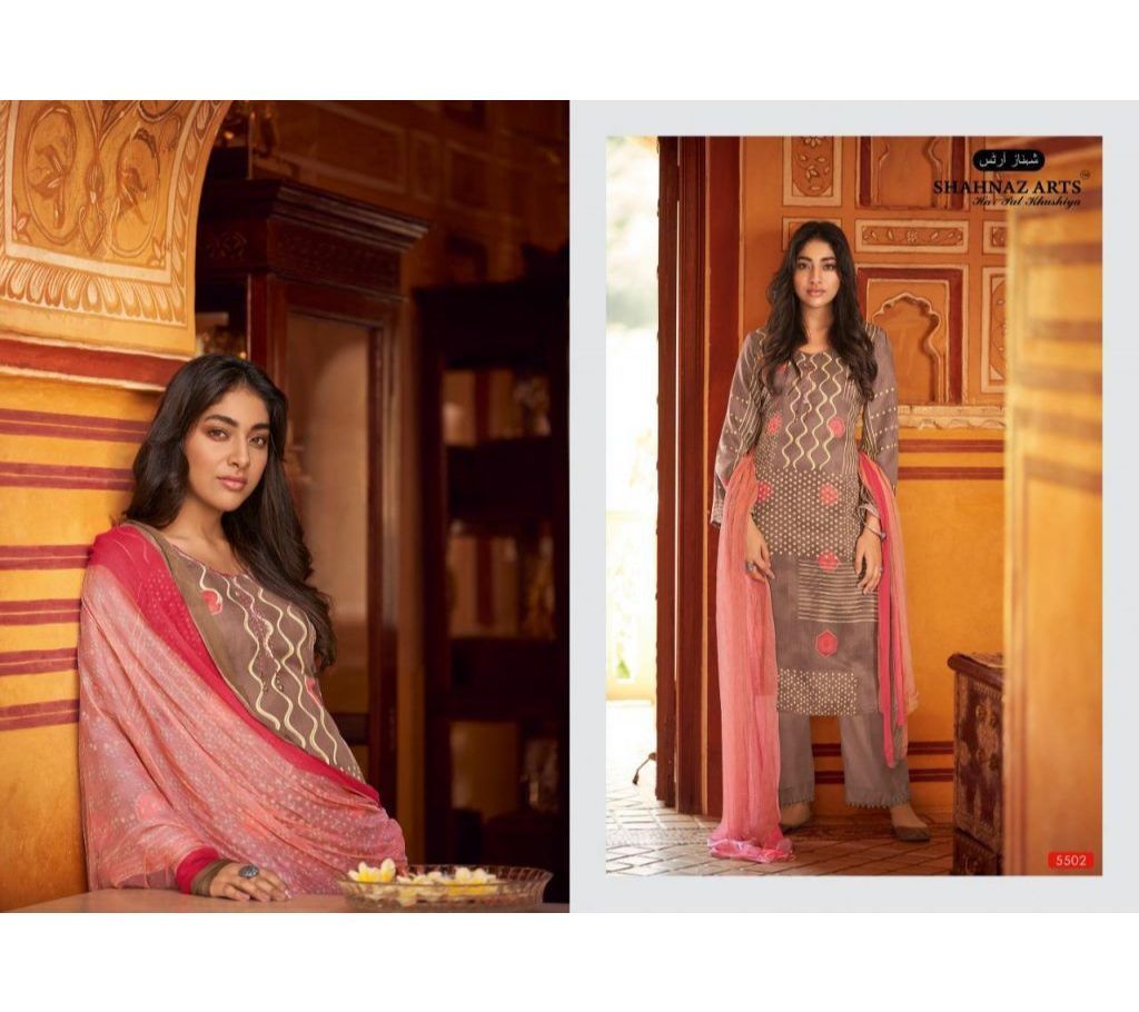 Shahnaz Arts Gulbahar 3 Pcs - 5502 - ASI