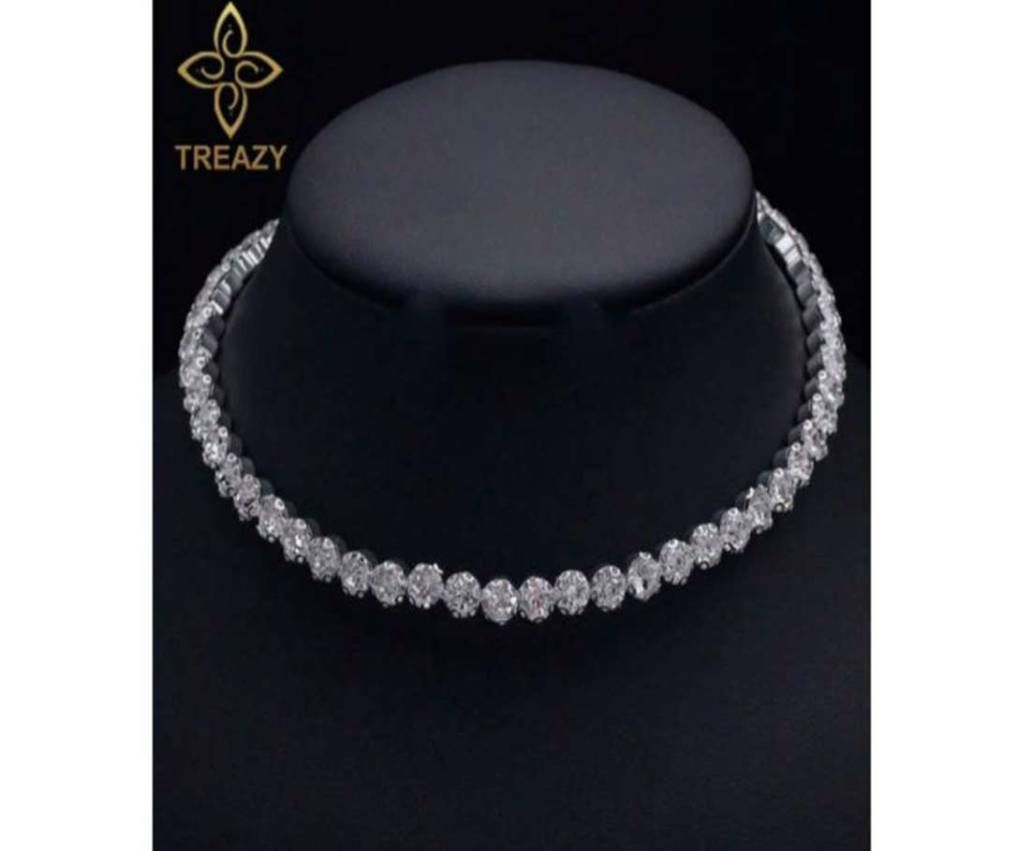 Crystal Rhinestone Choker Necklace For Women