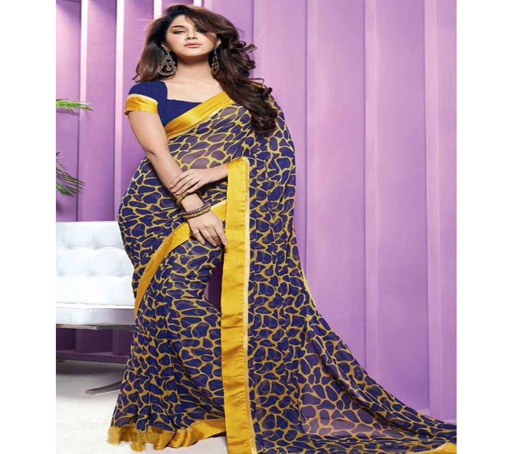 Indian Soft Georgette sharee with blouse piece 