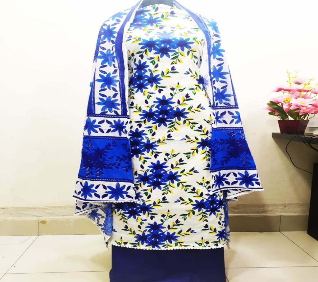 Skin Print Cotton Four Piece 131