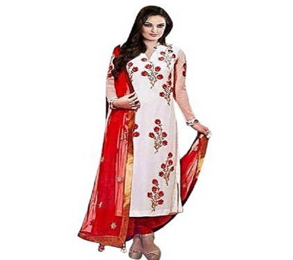 Unstitched Regular Block Print Cotton 3 Piece - Copy