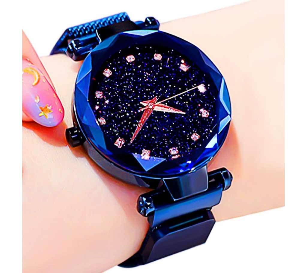 Ladies Magnet Watch Blue