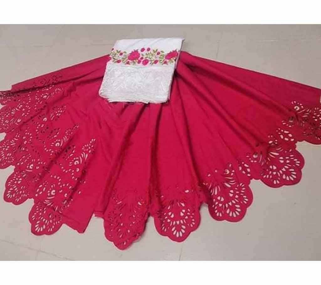 Unstitched PAKISTANI LASAR CUT TWO PIECE SALWAR KAMEEZ-10