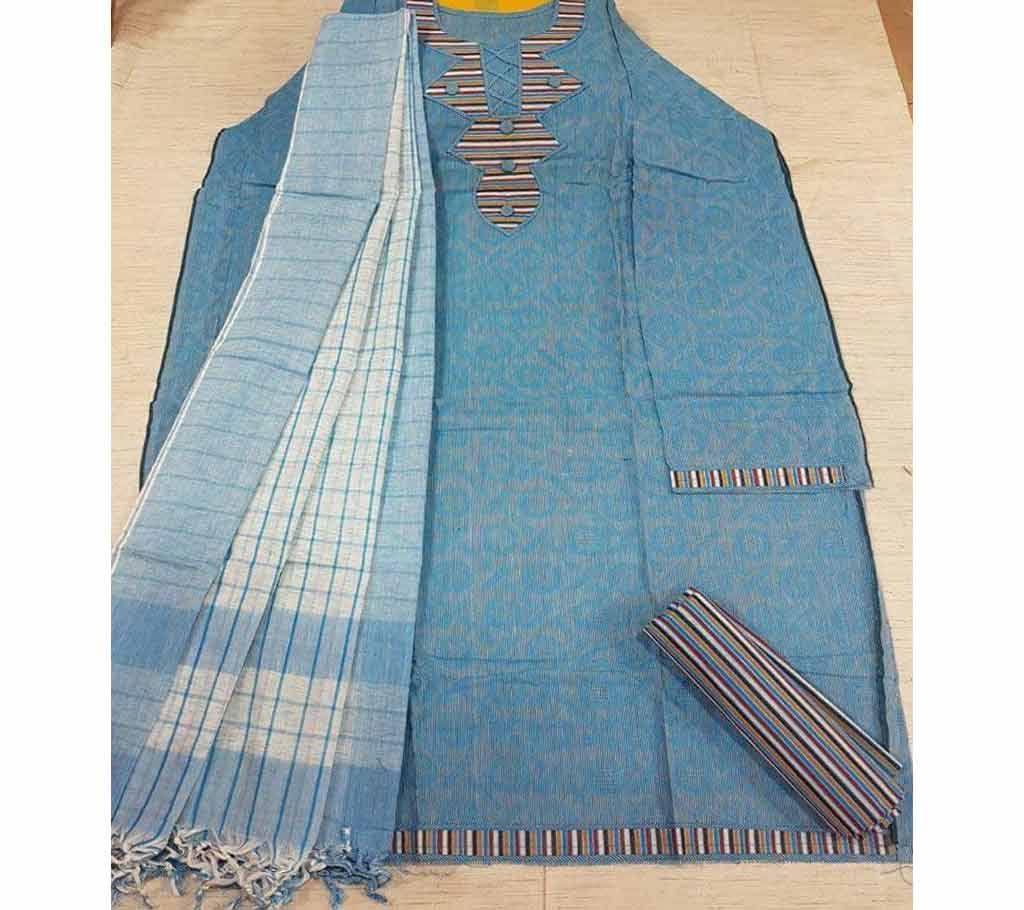 Jamdhani Cotton with Design Shalwer Kameez for Women-9