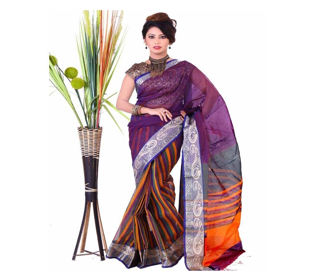 Tangail half silk handloom sharee