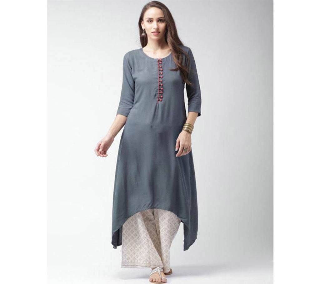 Butter silk Stitched Kurti