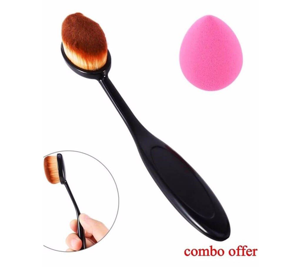 Foundation Cream Makeup Brush (Oval Shape)
