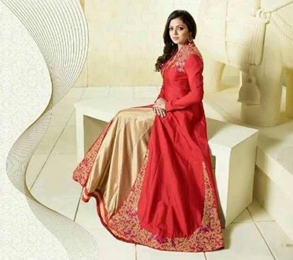 Indian Semi Stitched Georgette Three-pcs