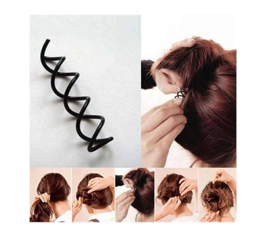 1pc Spiral Spin Screw Barrette Hair Clip