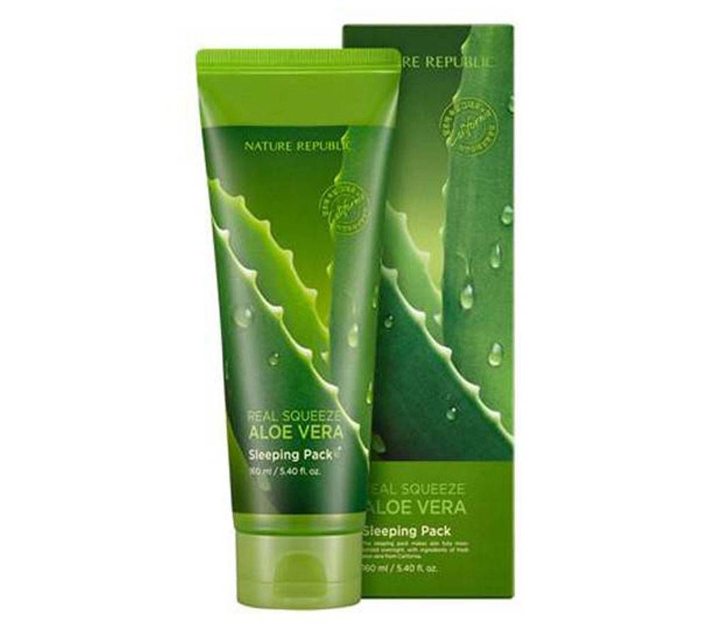 Real Squeeze Aloe Vera Sleeping Pack - Korea