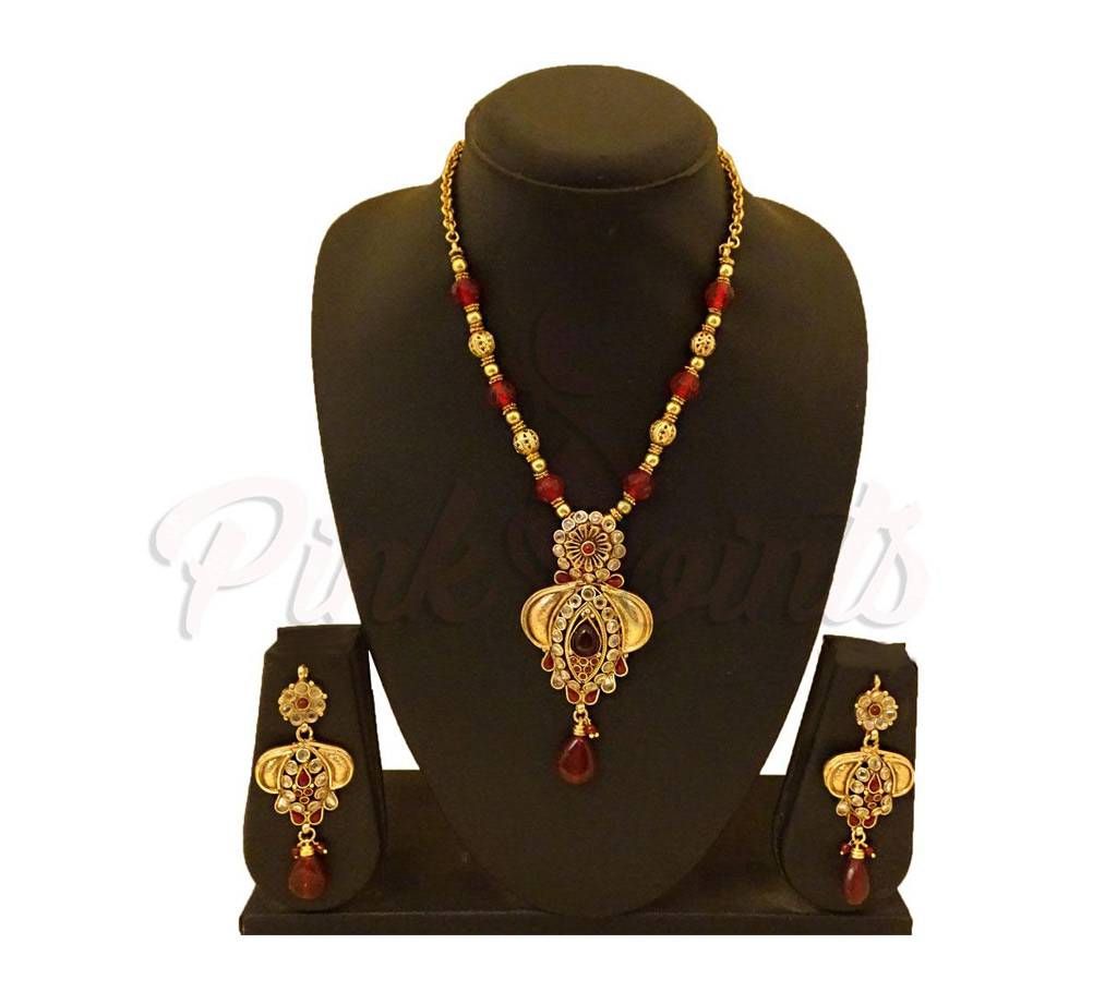 OVAL SHAPE DESIGNER PENDANT SET (by Pink Point - PS-1798-60)