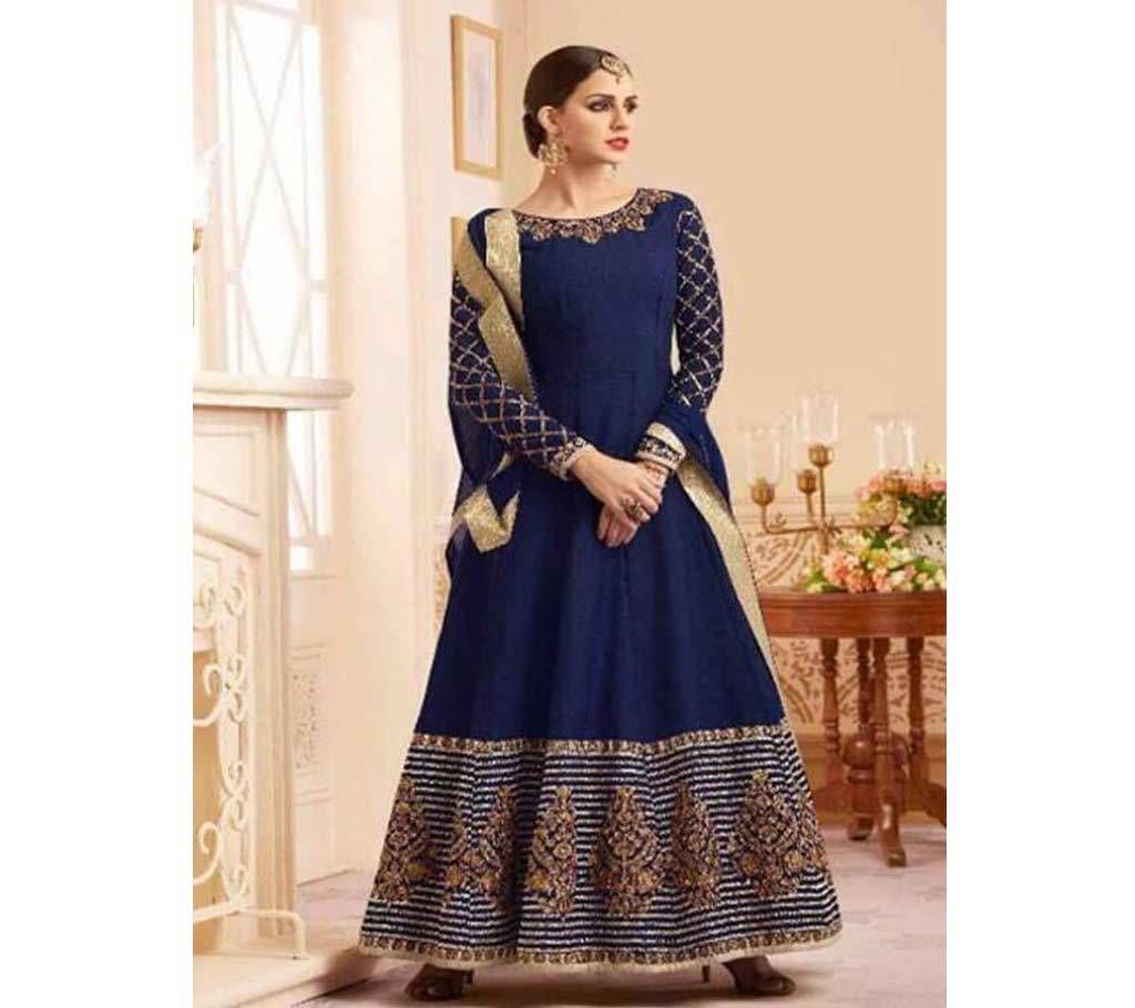 Sajawat Marina Latest Collection Semistitched Embroidery Silk Three pcs 