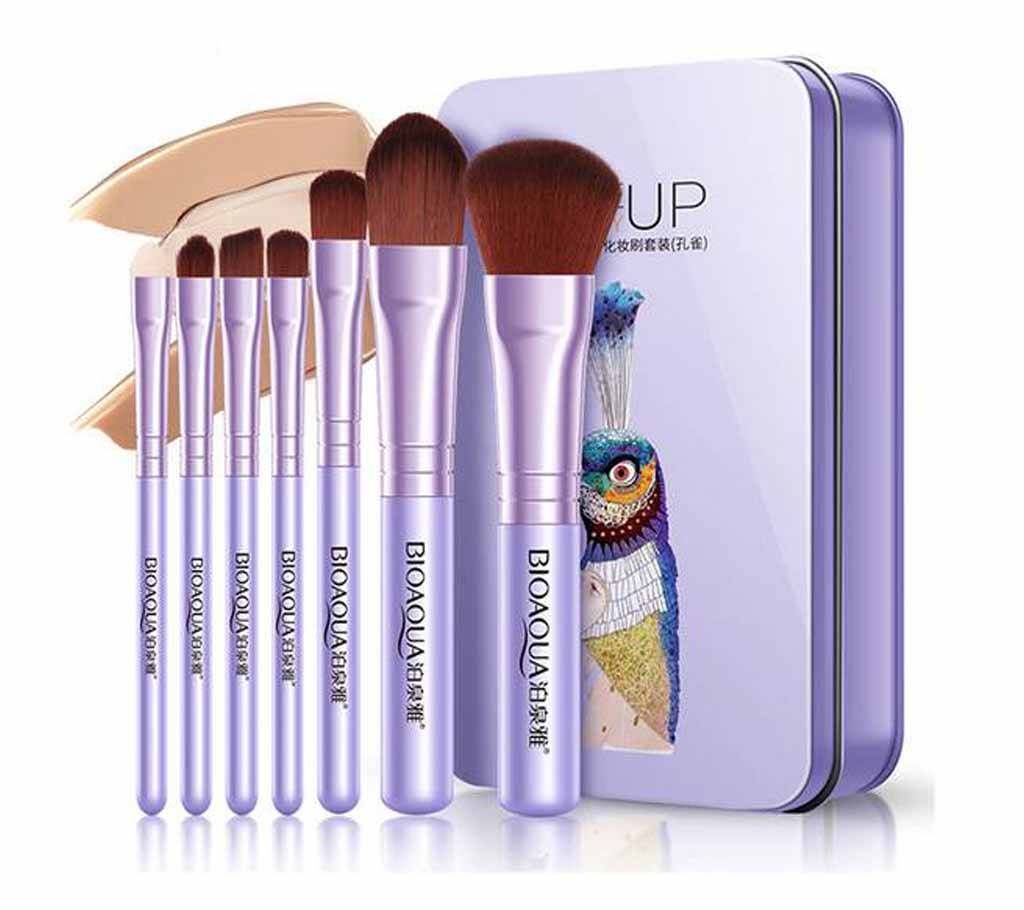 BIOAQUA Soft Fiber Foundation Makeup Brushes Set - 7 Pieces