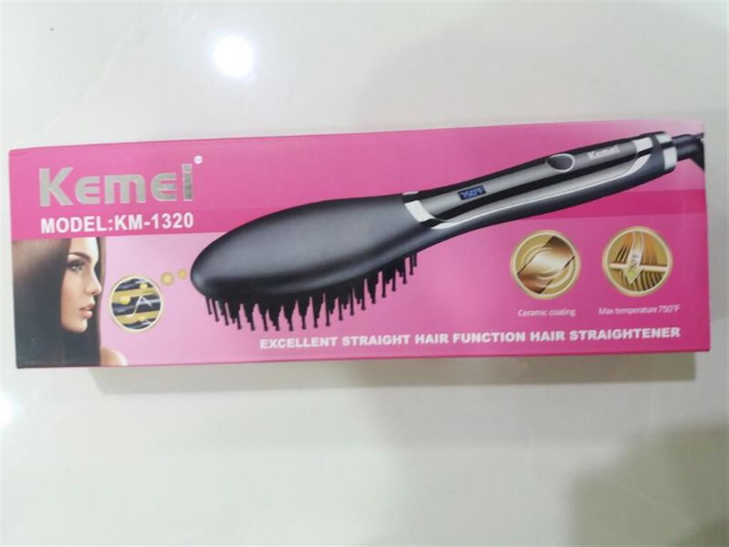 Kemei Hair Straightener Brush
