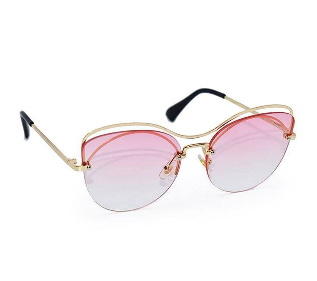 Golden Frame Brown Shade Sunglass for Women