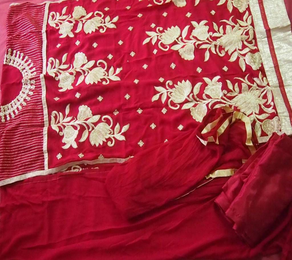 Indian weightless georgette 3pc with inner