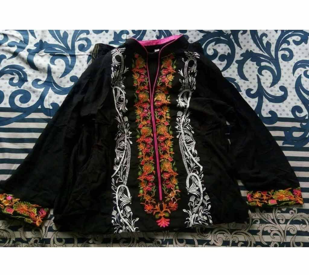 ready made cotton embroidery kurti 