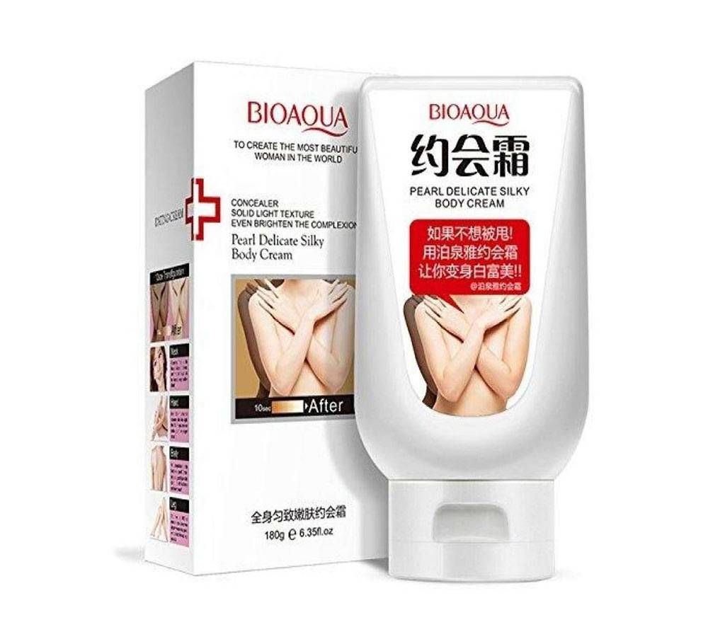 Pearl Delicate Silky Body Whitening Cream - 180gm UK