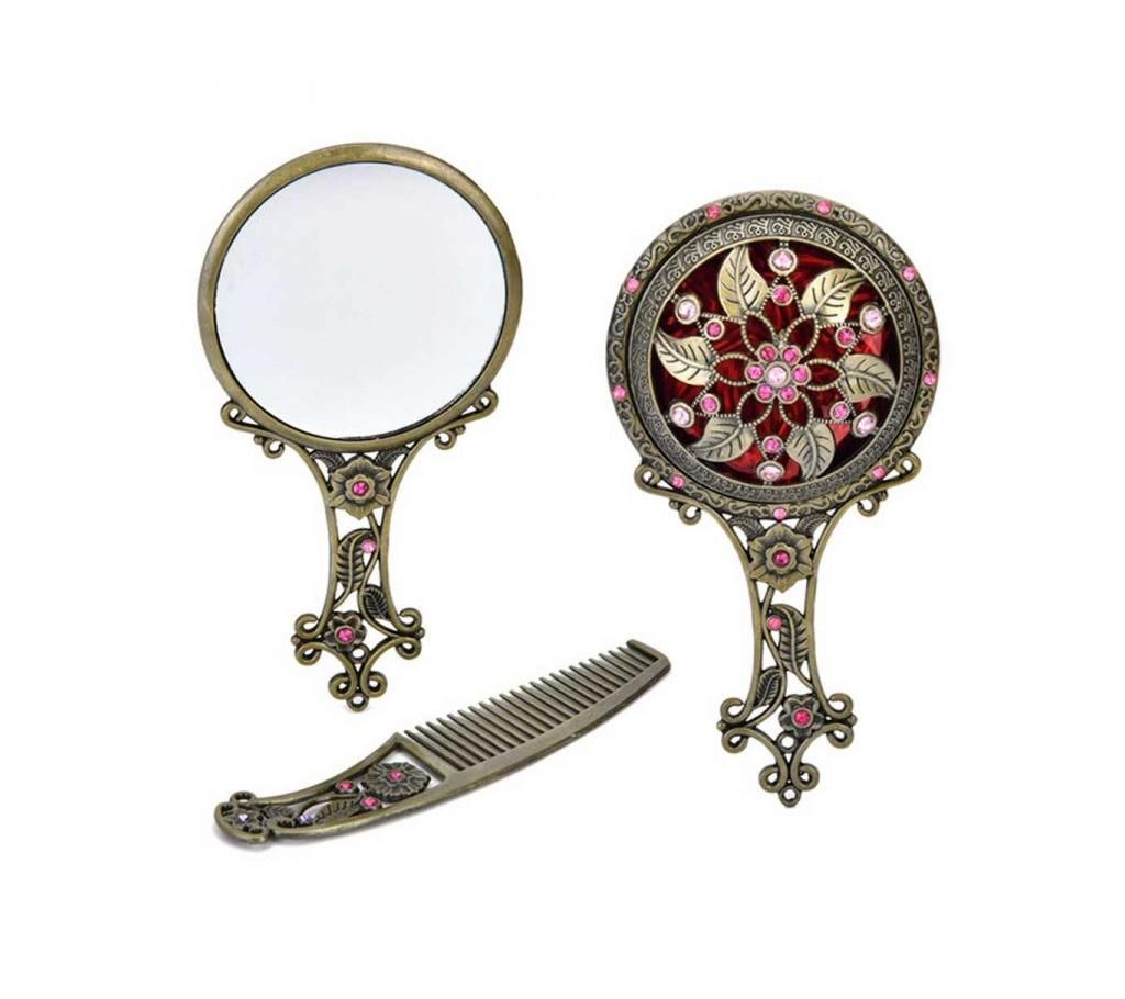 Mirror and comb box
