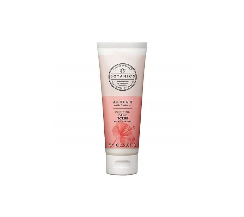 BOOTS BOTANIC ALL BRIGHT FACE SCRUB 75ml