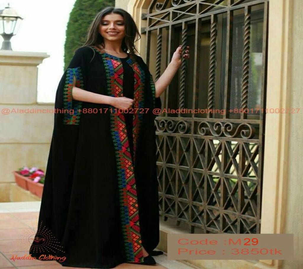 BMW Fabric Abaya Muslim women wear