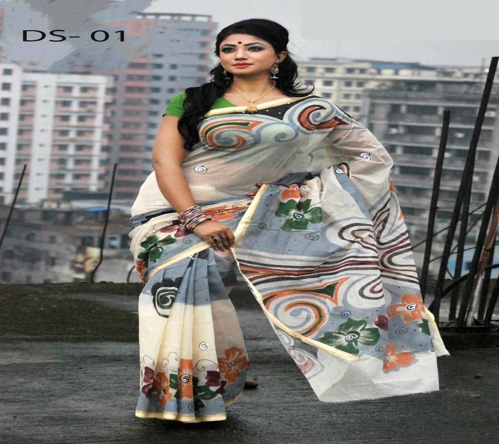 Dhaner shiree Cotton kota Shari