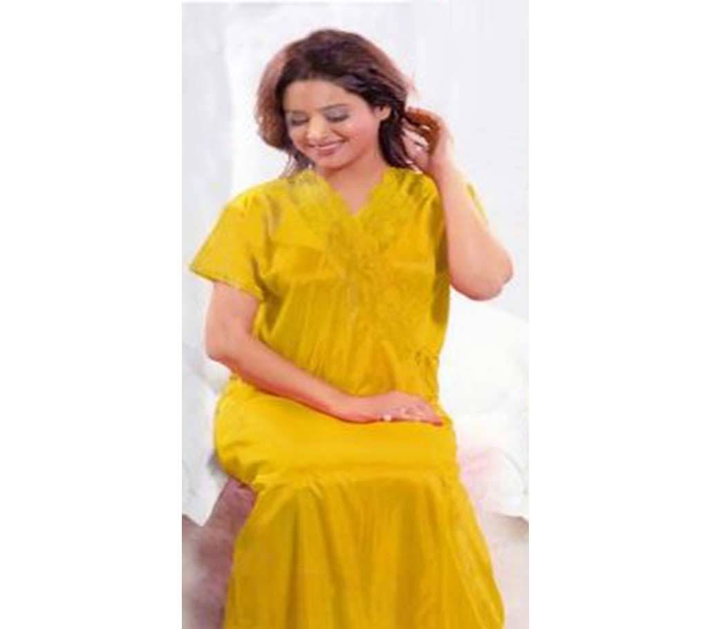 Six Part Night Dress-6114 Yellow