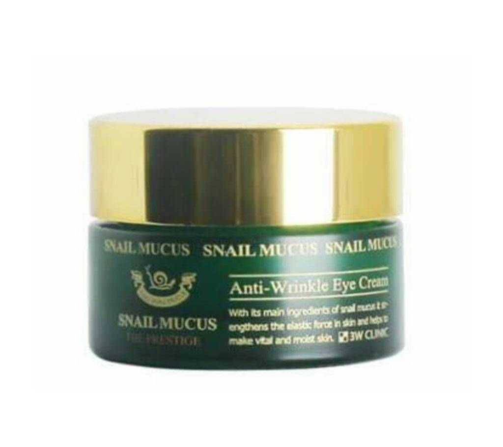 3w Clinic Snail Mucus Anti Wrinkle Eye Cream (Korean)