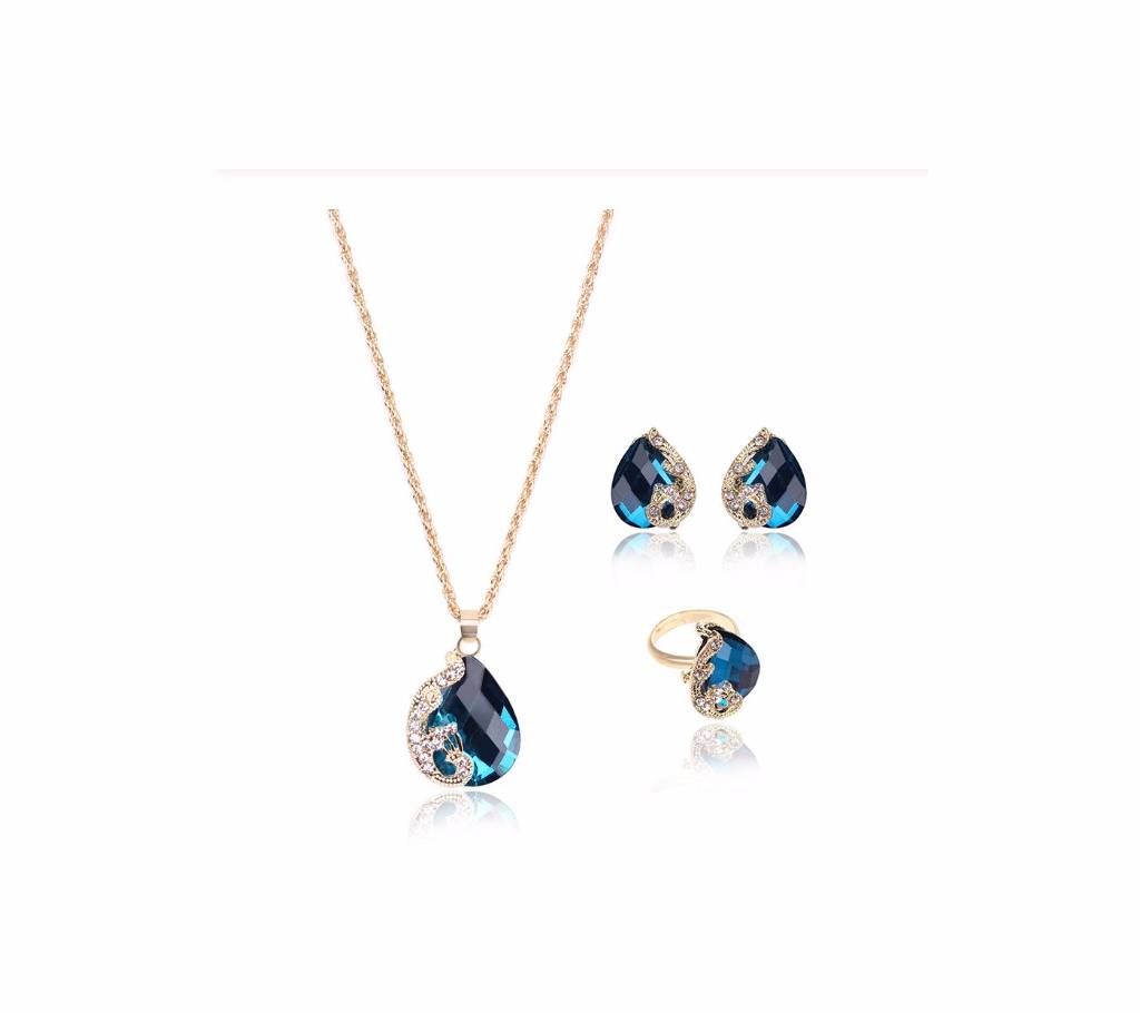 Acrylic crystal jewelry sets