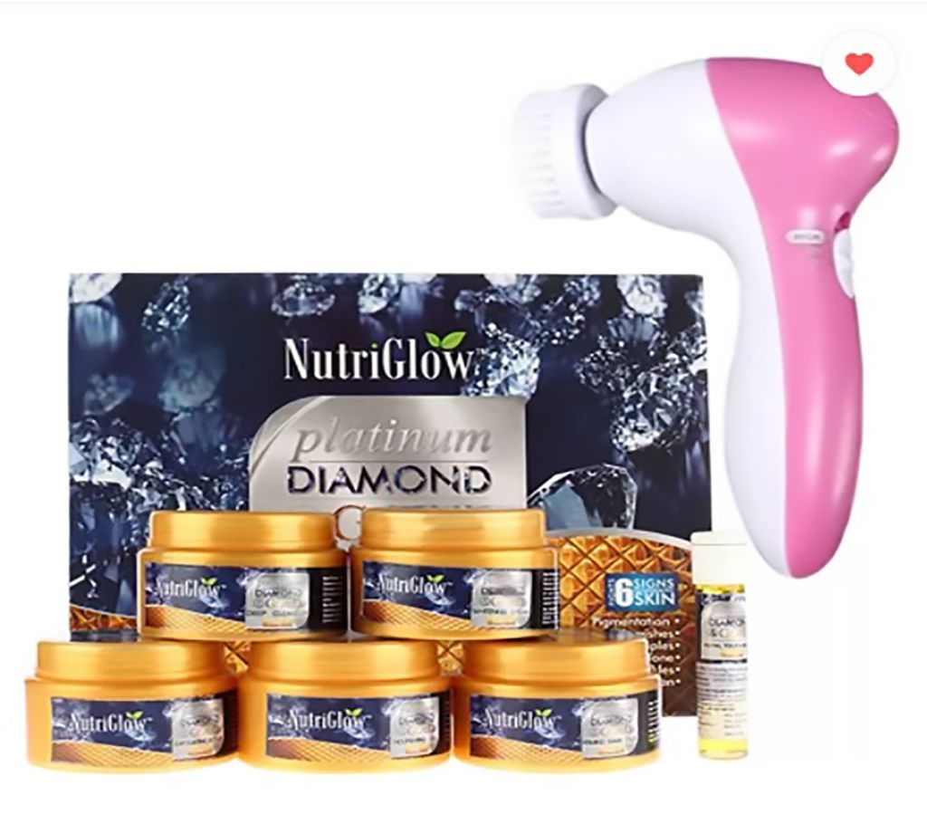 NutriGlow 1 PLATINUM DIAMOND FACIAL KIT