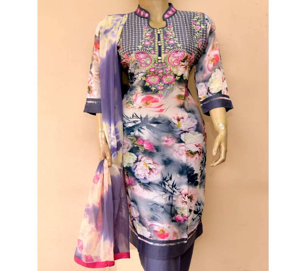 Ready Made Printed Soft Georgette Three Piece 