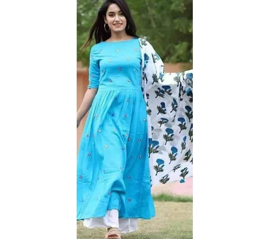 Unstitched Rajdhani Voil Gown (Copy) 