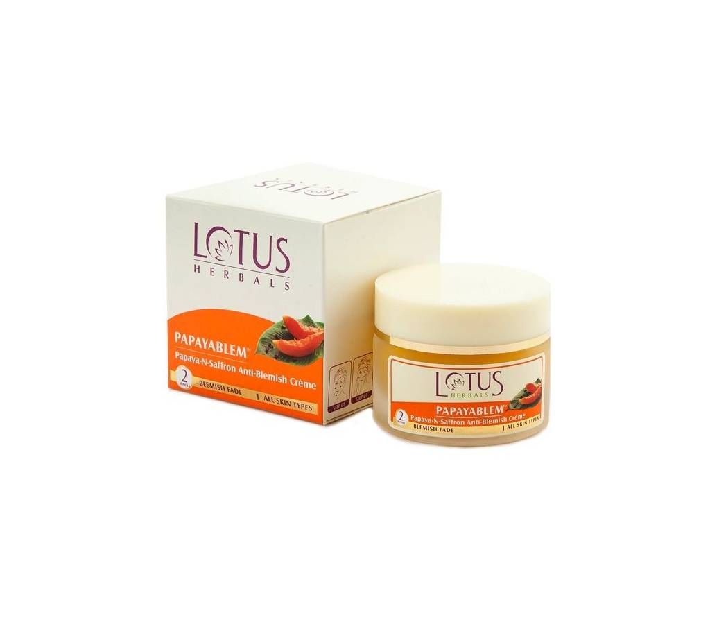Lotus Herbals Papaya  moisturizing Cream  50gm India