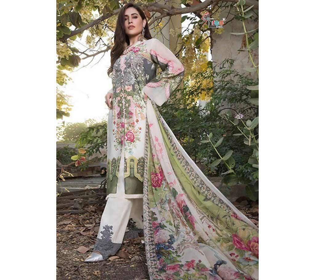 Shree Fabs Firdous Exclusive Cotton Unstitched Three Piece