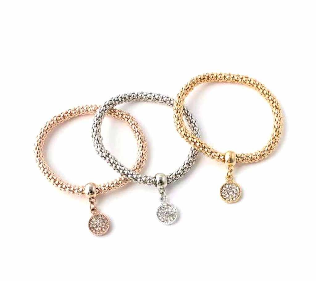 3 pcs/Set Crystal Multilayer Bracelets For Women
