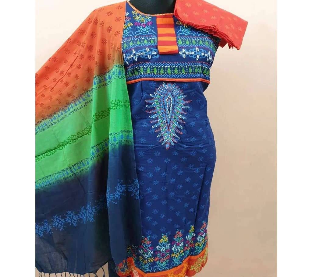 Semi-Stitched Cotton 3 pcs 07