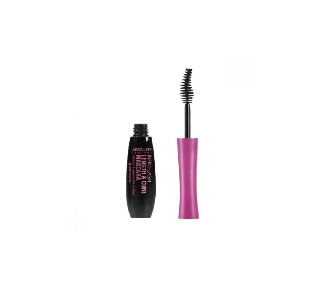 Absolute New York Infini Lash Length & Curl Waterproof Mascara  MEIM01 Black  10g