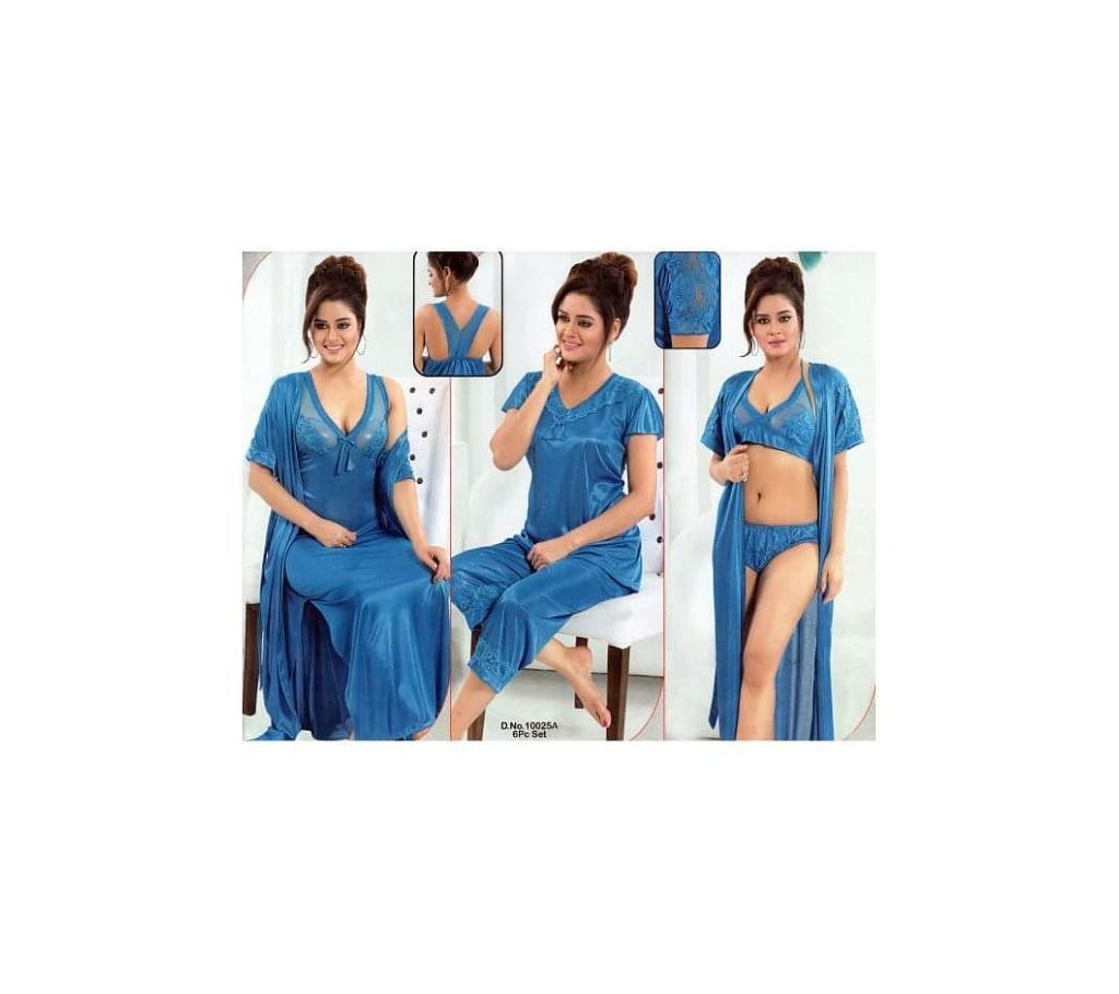 Fashionable Six Part Night Dress from For Women