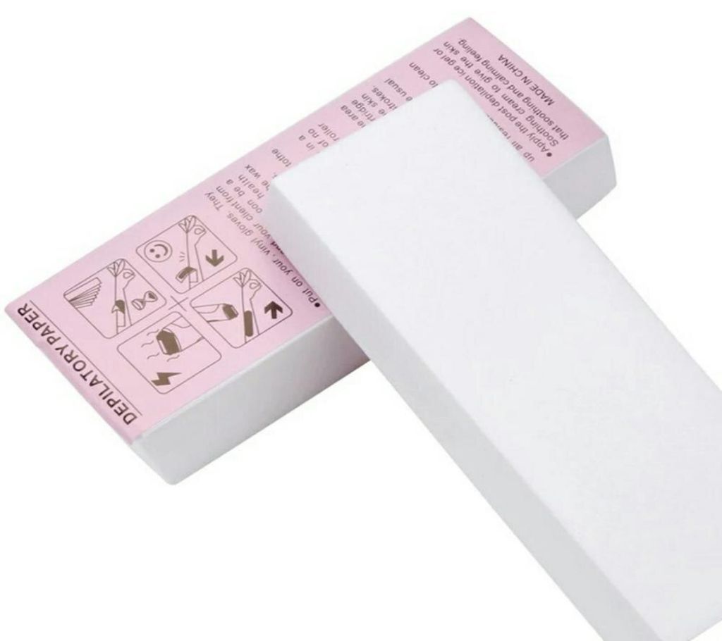 Depilatory paper Wax Strips-100pcs-China 