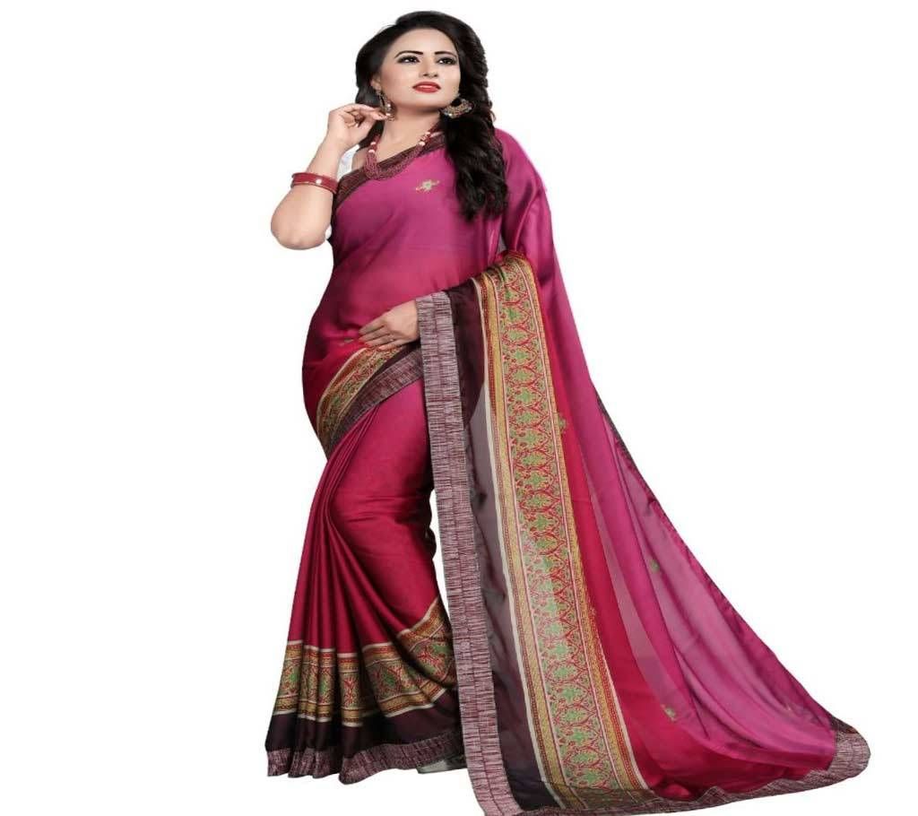 Indian soft sharee With blouse Piece 