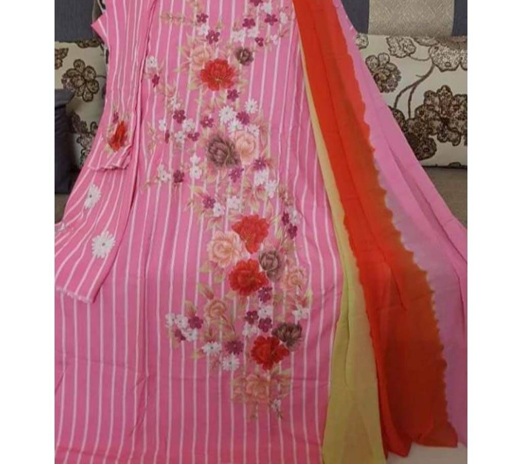 Unstiched Georgette Salwar Kameez for women -3pcs 